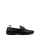 Devin - Men's Black Milled Leather Driver