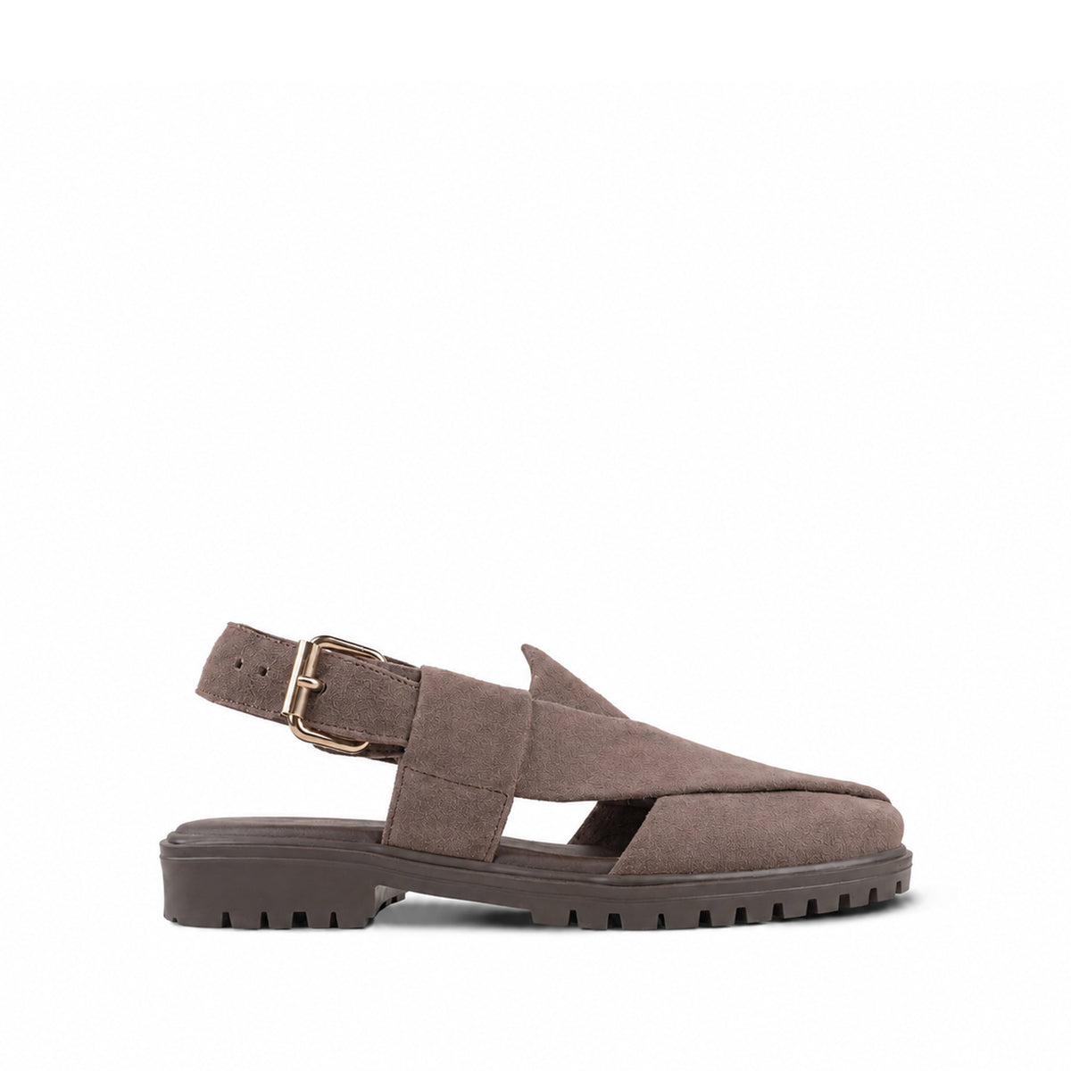 Mariano - Men's Brown Suede Sandal