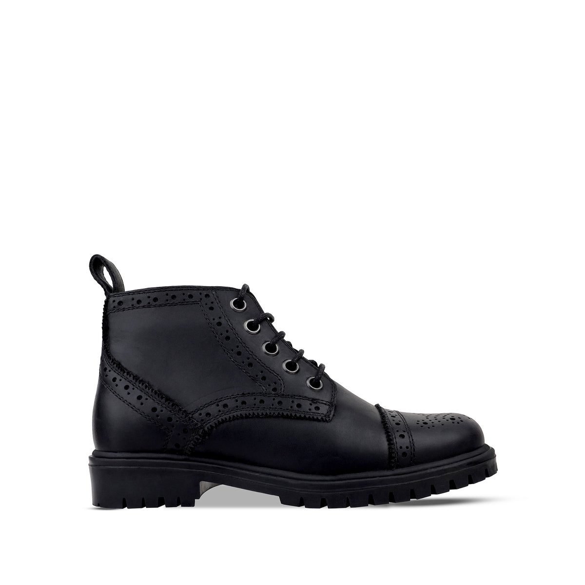 Gino -  Children’s Black Calf Leather Boot