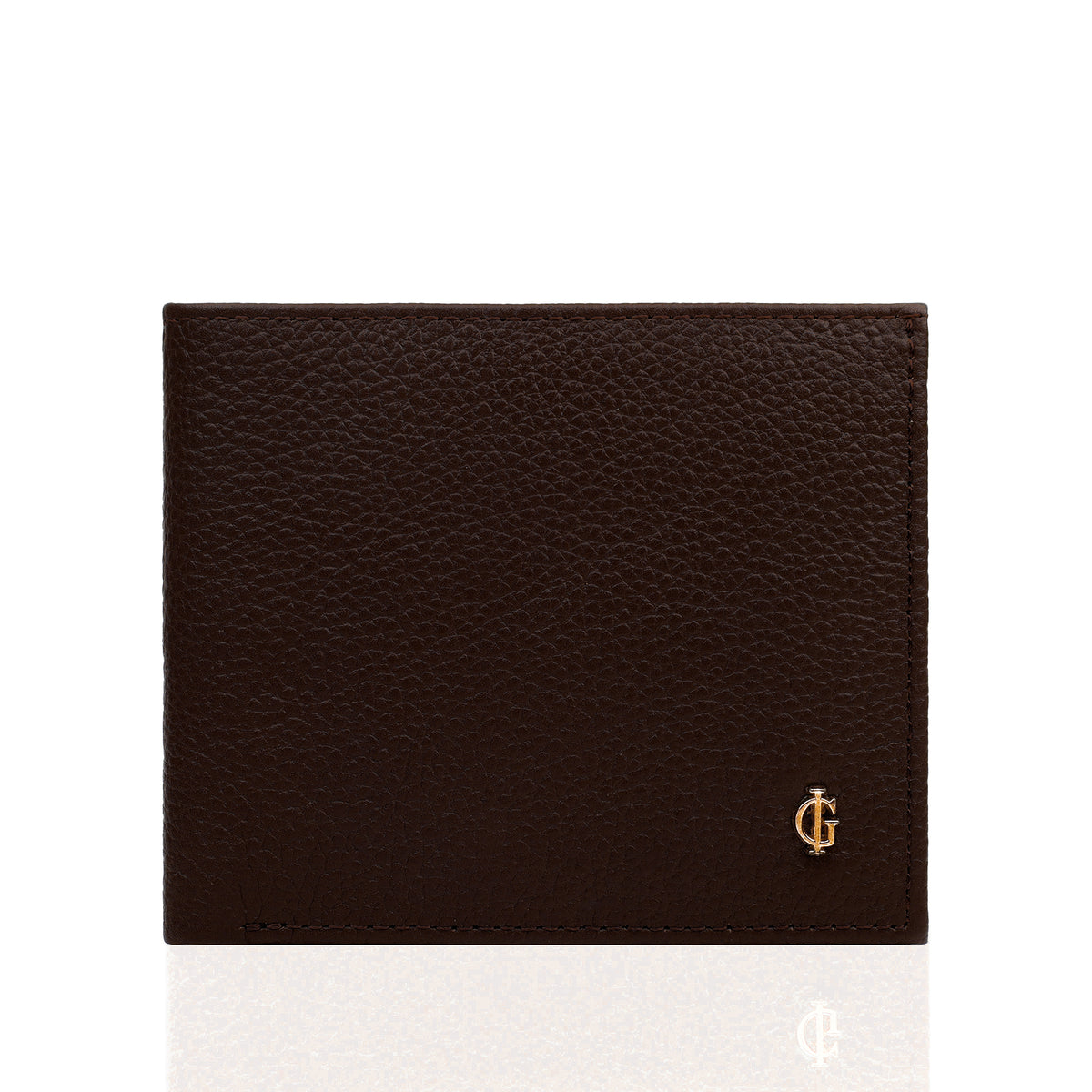 Boget - Dark Brown Pebble Grain Leather Wallet