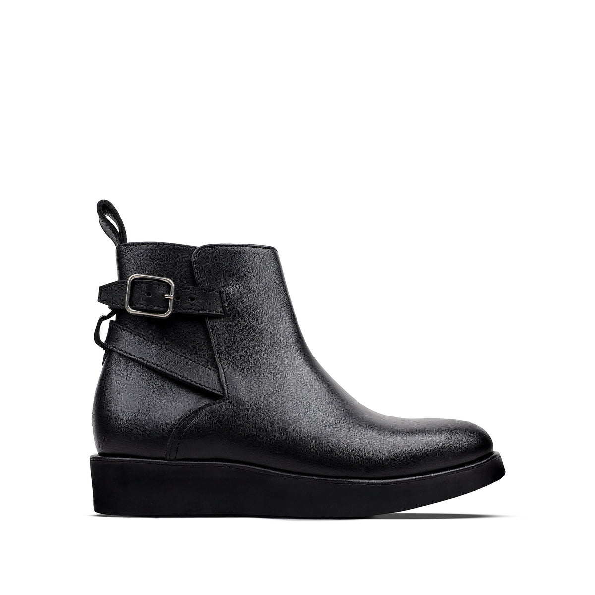 Joey -  Children's Black Calf Leather Chelsea