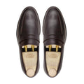 Bruin - Men's Dark Brown Pebble Grain Leather Loafer