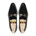 Kasper - Men's Black Calf Leather and Kid Suede Loafer