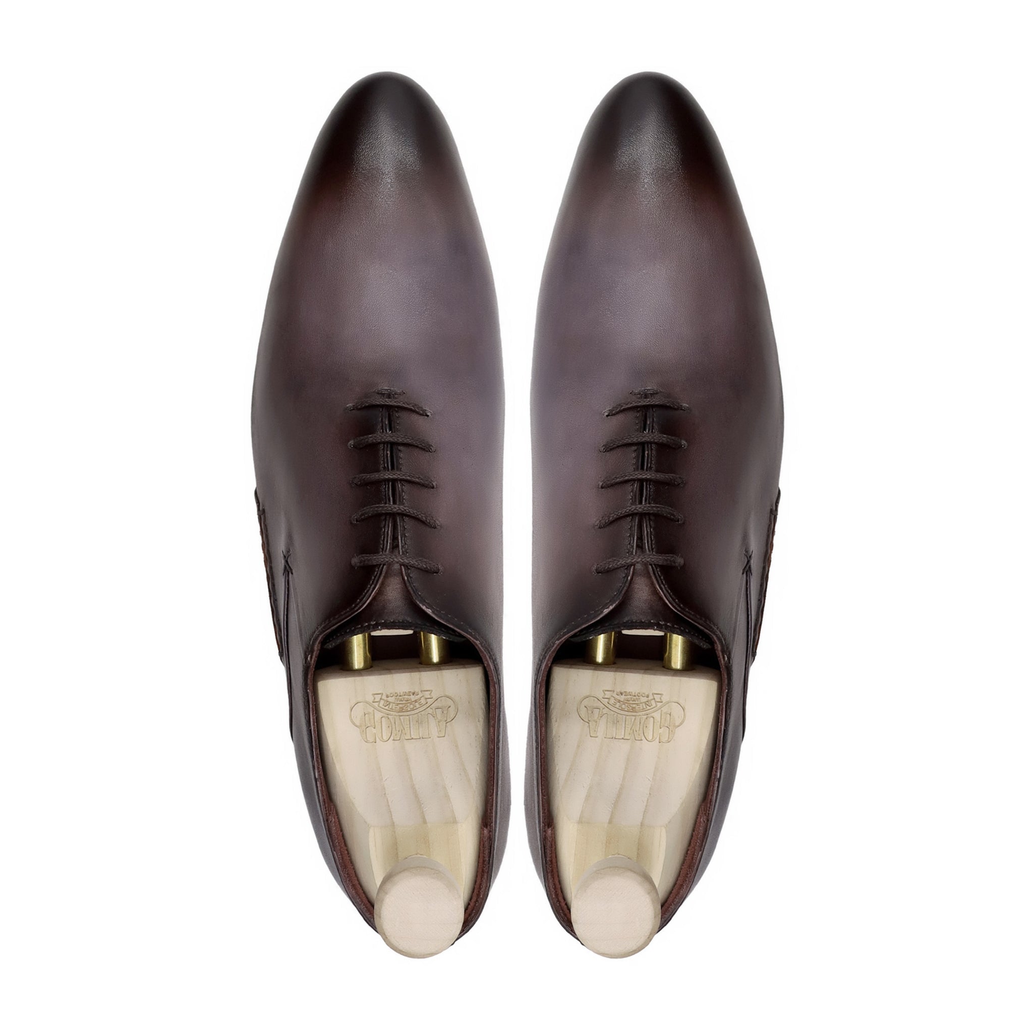 Catam - Men's Burnished Black Berry Wholecut Shoe