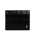 Kade - Black Crocodile Print Card Holder