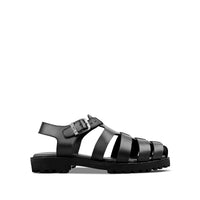 Balmo - Men's Black Calf Leather Sandal