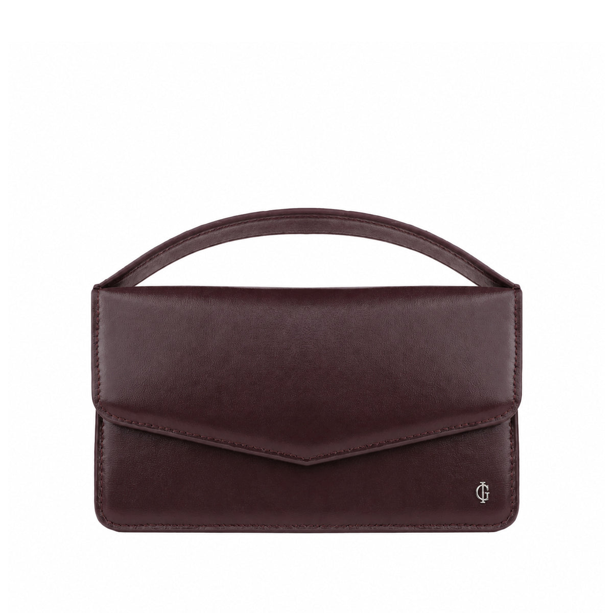 Victoria  - Burgundy Micro Hand Bag