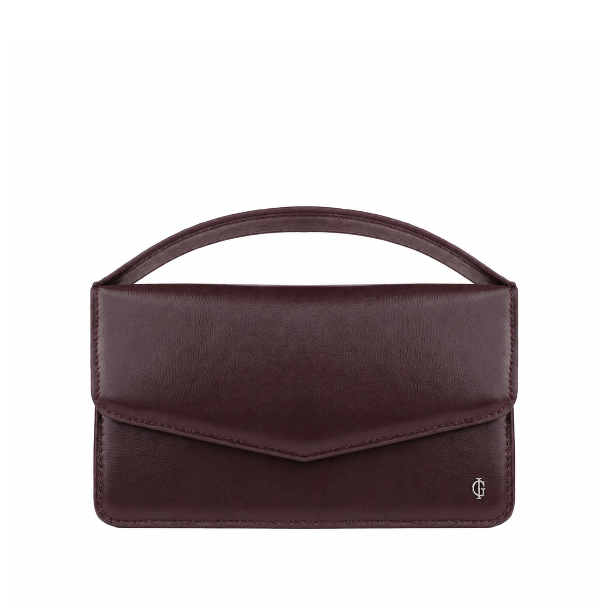 Victoria  - Burgundy Micro Hand Bag