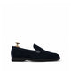 Crest - Men's Navy Blue Suede Loafer