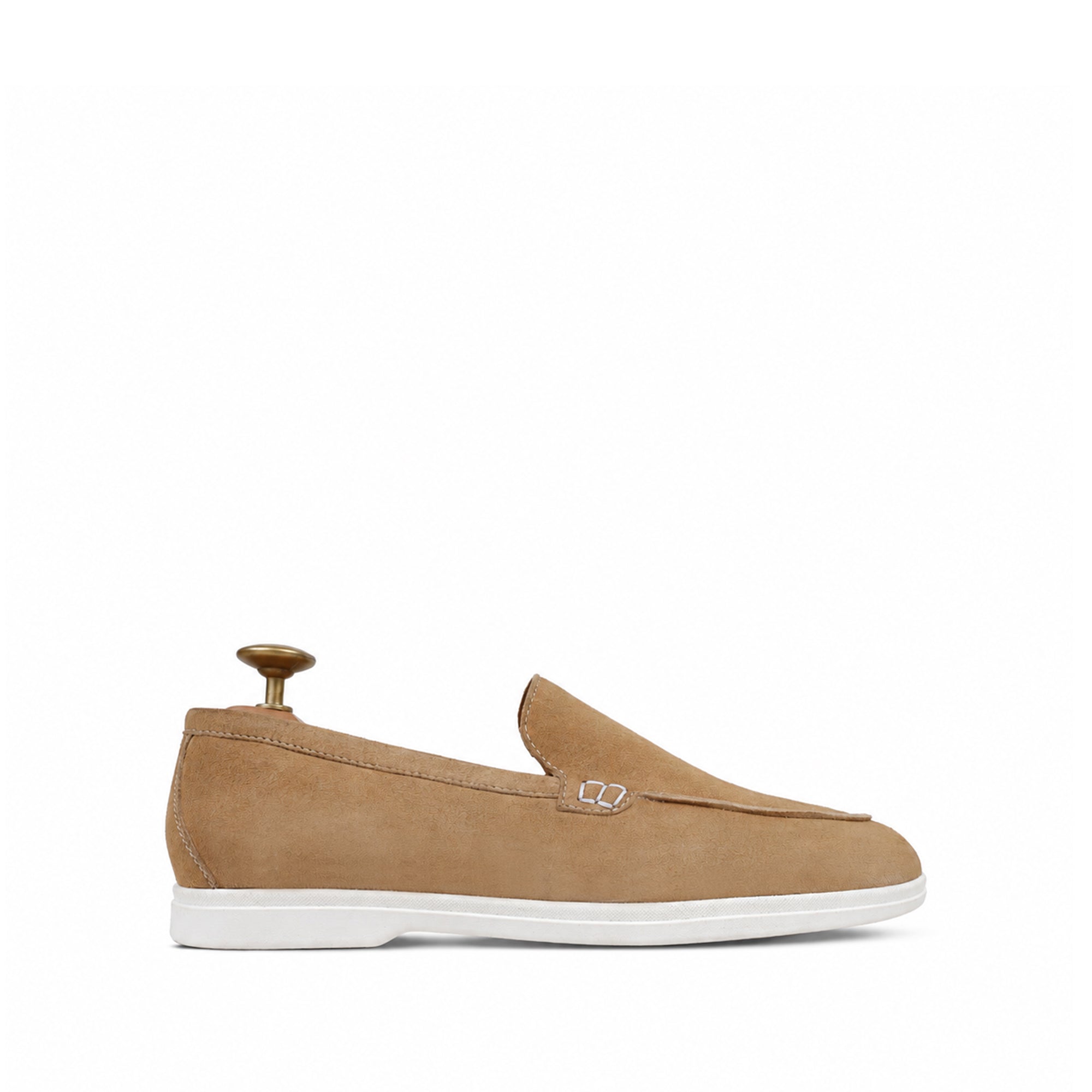 Crest - Men's Tan Suede Loafer