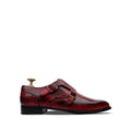 Clyde - Men's Oxblood Calf Leather Goodyear Welted Bespoke Double Monkstrap