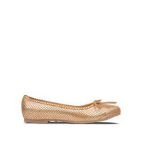 Gomery - Ladies Textured Orange Loafer
