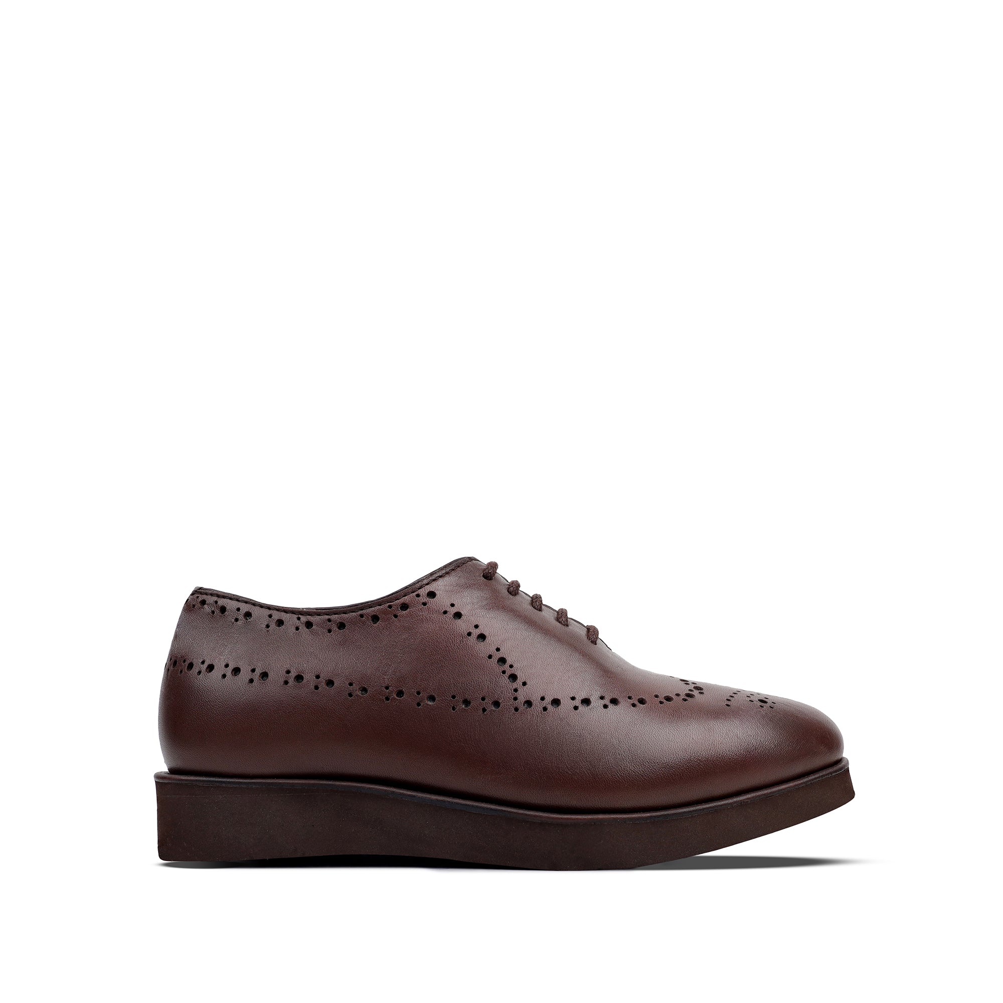 Cade -  Children's Light Brown Leather Oxford