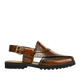 Brooklyn - Men's Tan Box Leather High Shine Sandal