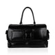 Reece - Men's Black Crocodile Print Duffle Bag