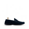 Knox - Men's Dark Blue Split Suede Driver Shoe