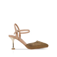 Vanessa - Women’s Champagne Rhinestone Heels