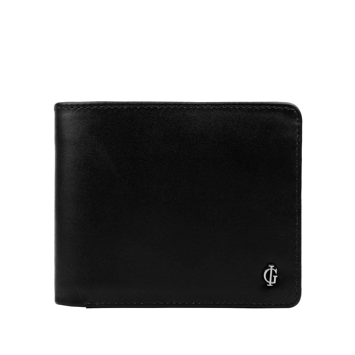 Miles - Black Calf Leather Wallet