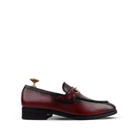 Eric - Men's Oxblood Calf Leather Loafer