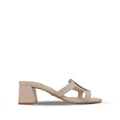 Kayla - Women's Beige 70mm Heels
