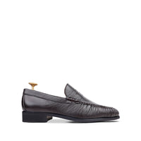 Alexis - Men's Dark Brown Sheep Skin Leather Loafer