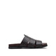 Cozyo - Men's Dark Brown Calf Leather Slipper