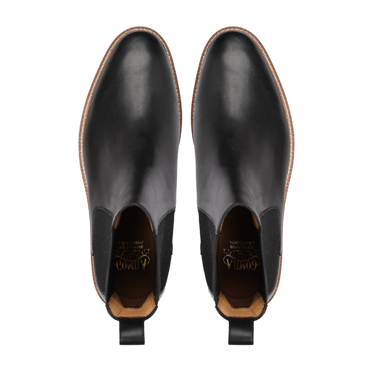Kiyo - Men's Black Calf Leather Chelsea Boot