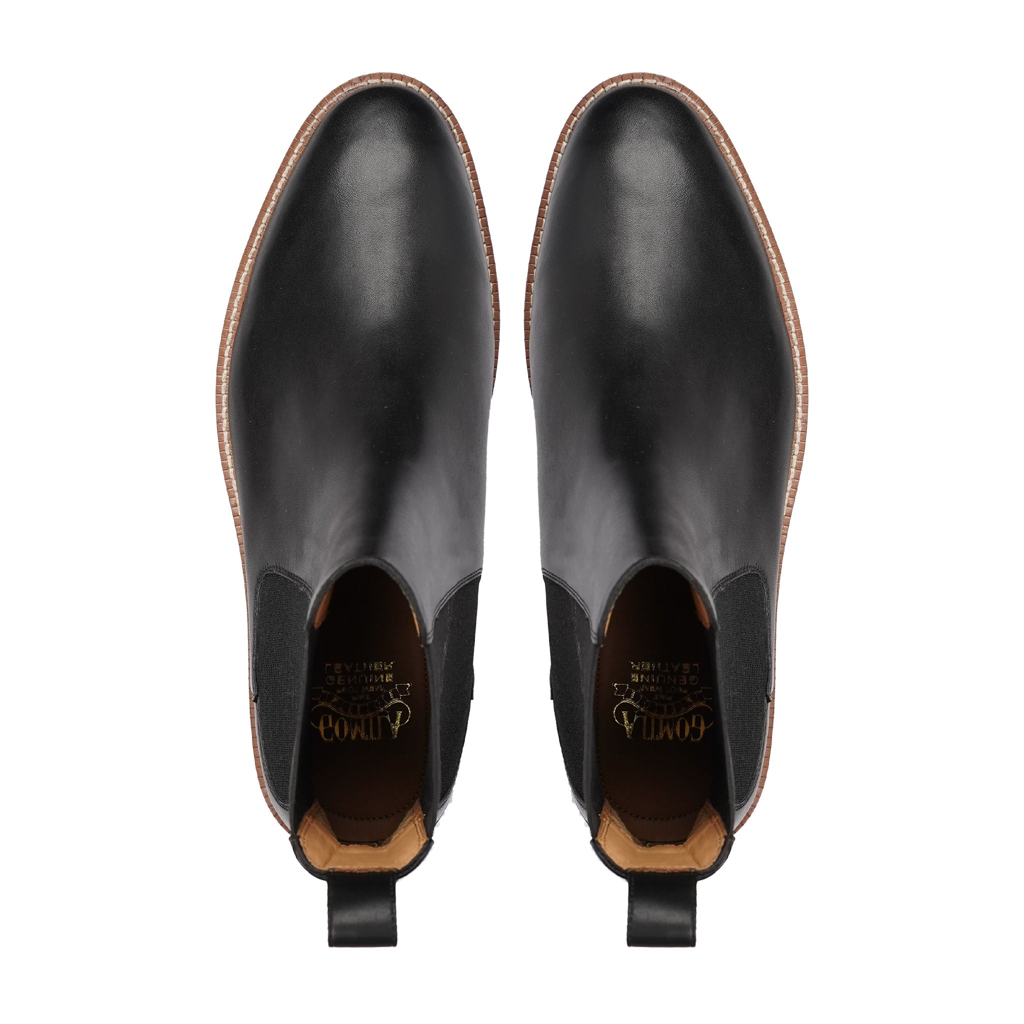 Kiyo - Men's Black Calf Leather Chelsea Boot