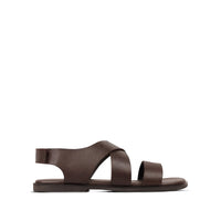 Dante - Men's Brown Calf Leather Sandal