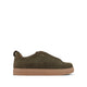 London - Men’s Olive Green Suede Leather Sneaker