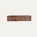 Velva - Cognac Kid Seude Hand Bag