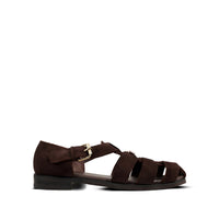 Gaspar - Men's Chocolate Brown Suede Sandal