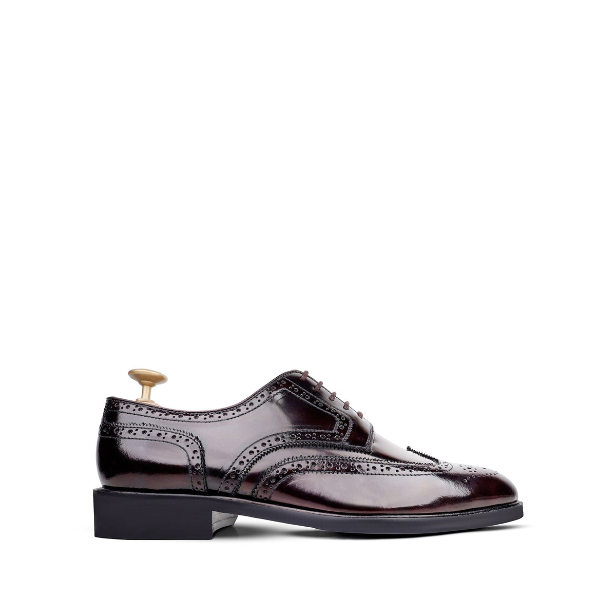Arthur - Men's Burgundy Calf Leather Oxford Shoe