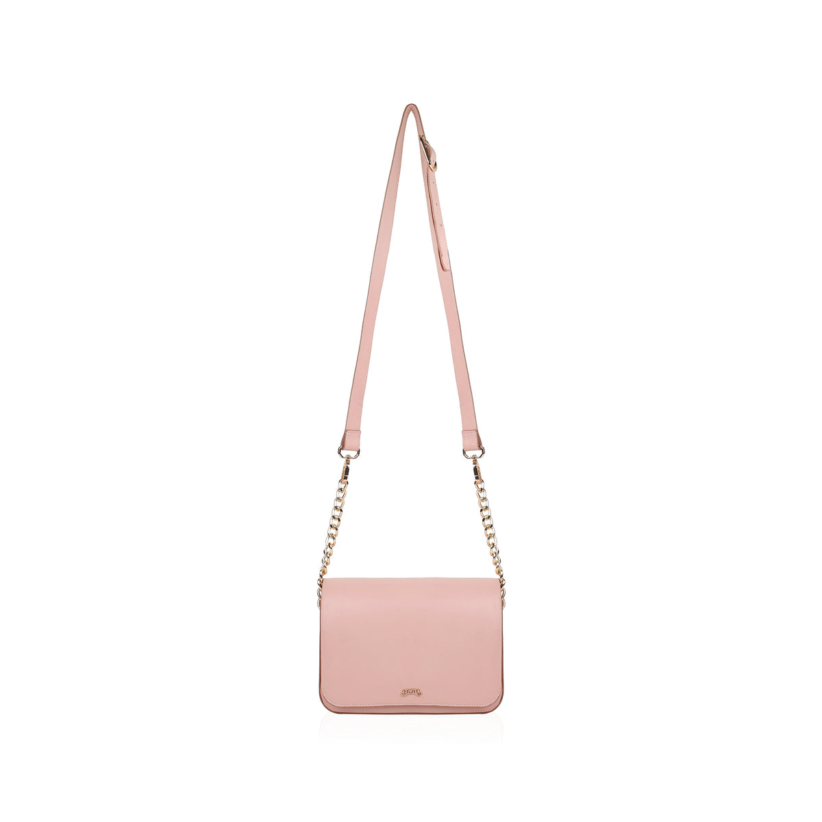 Alice  -  Women's Light Pink Leather Handbag