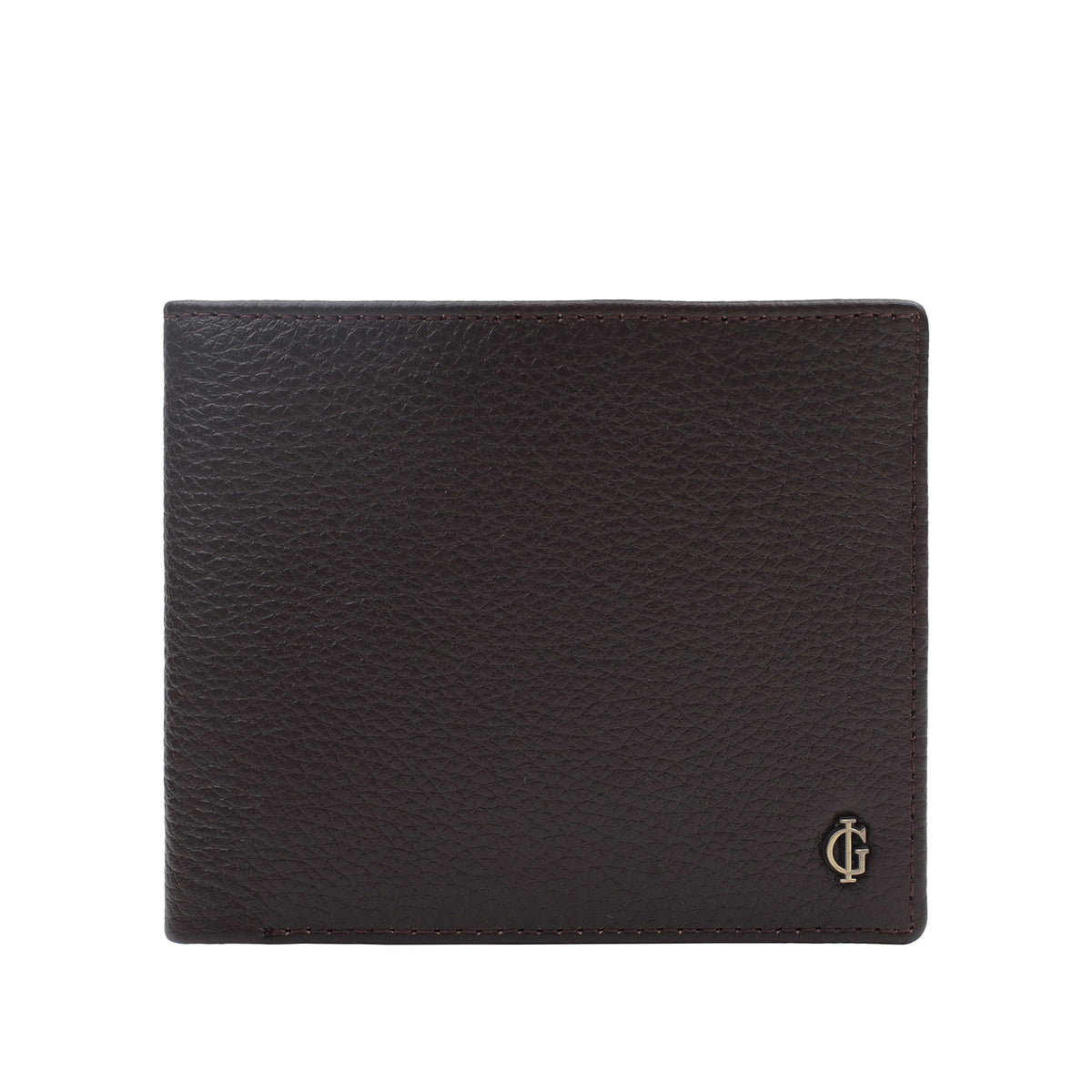 Felix - Dark Brown Pebble Grain Leather Wallet