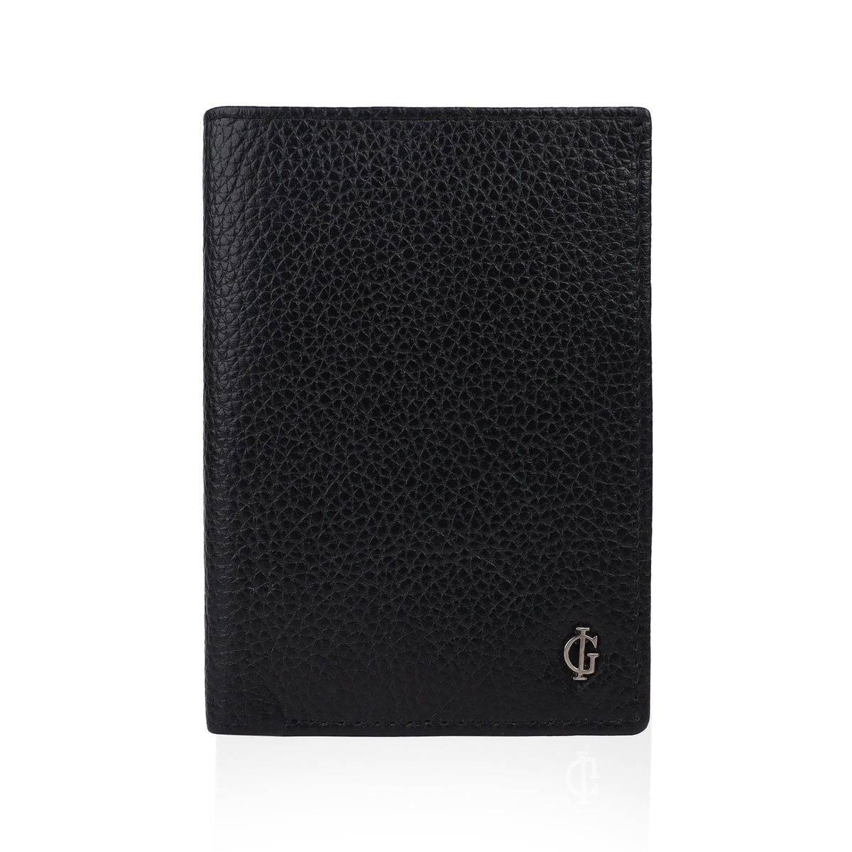 Noel - Black Pebble Grain Leather Card Holder