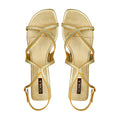 Era  - Women's Golden Strapped Sandal