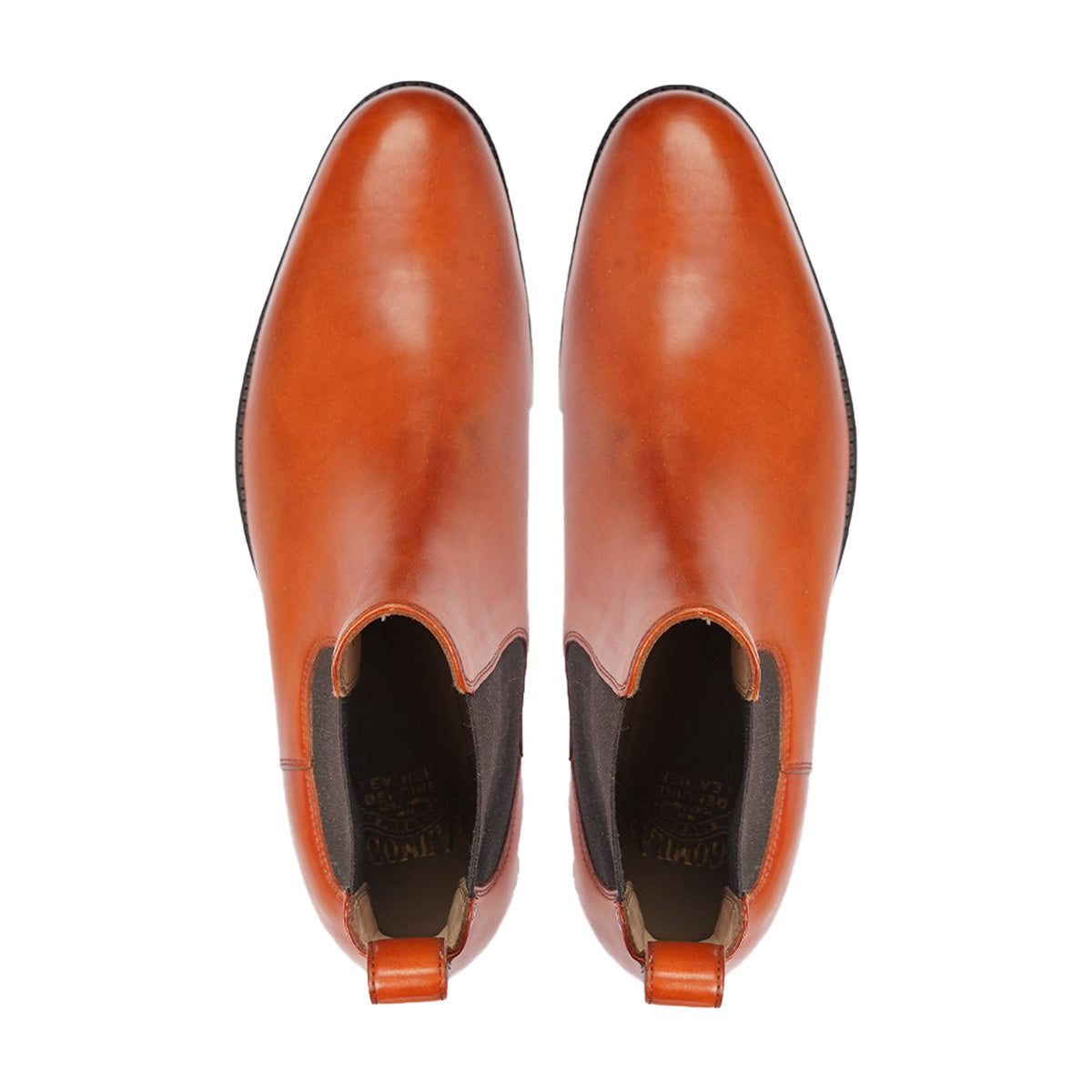 Nozomi - Men's Tan Calf Leather Chelsea Boot