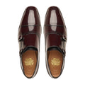Jerry - Men's Oxblood Box Leather High Shine Double Monkstrap