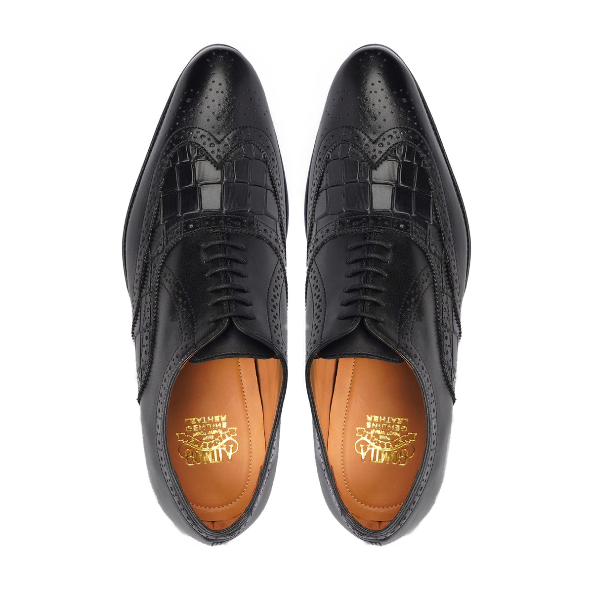 Granada - Men's Black Calf Leather Oxford Shoe