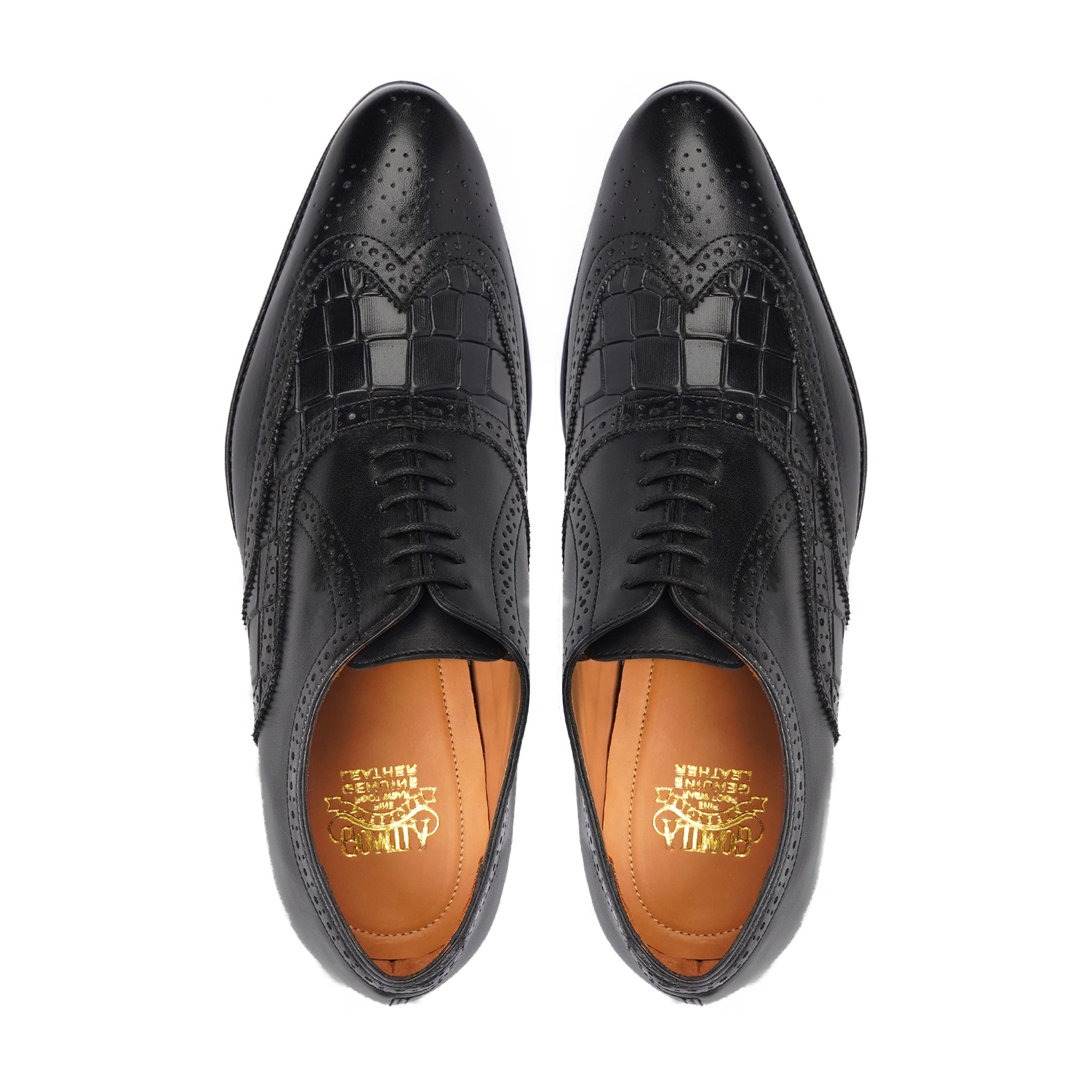 Granada - Men's Black Calf Leather Oxford Shoe