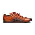 Kevin - Men's Tan Brown Leather Jogger