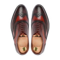 Coburg - Men's Burnished Oxblood Calf Leather Oxford Shoe
