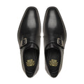 Bazuka - Men's Black Calf Leather Single Monkstrap