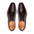 Criza - Men's Dark Brown Calf Leather Oxford Shoe