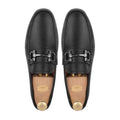 Tex - Men's Black Pebble Grain Leather Driver Shoe