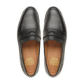 Hitachi - Men's Black Pebble Grain Leather Loafer