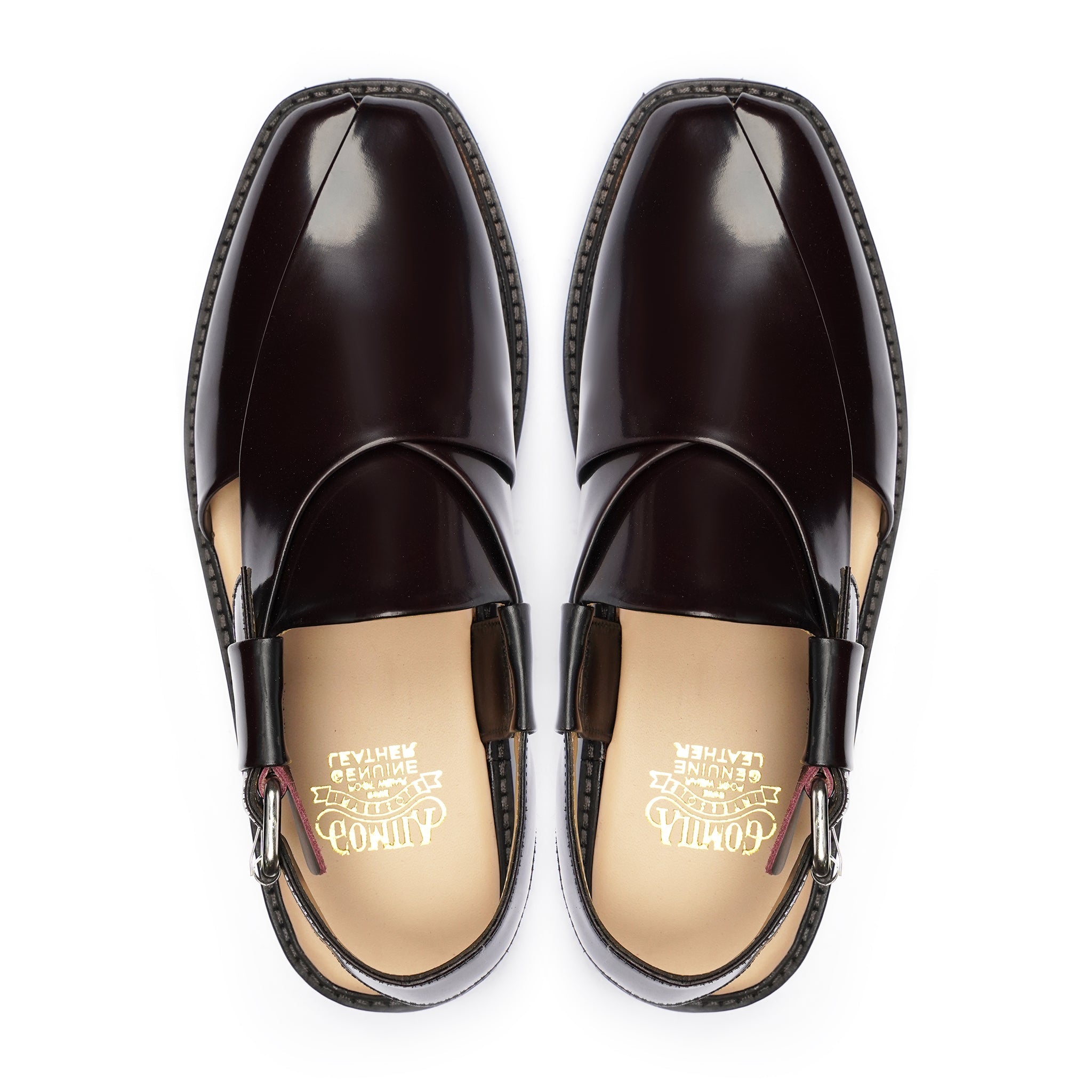 PESHAWARI CHAPPAL CHOCOLATE BROWN A2 - Gomila Intersole
