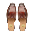 Zika - Men's Brown Patina Calf Leather Slipper