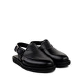 Evan - Children’s Black Calf Leather Sandal